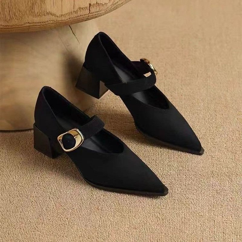 Women Vintage Mary Jane Block  - Vintage Fashion Online 评论和价格