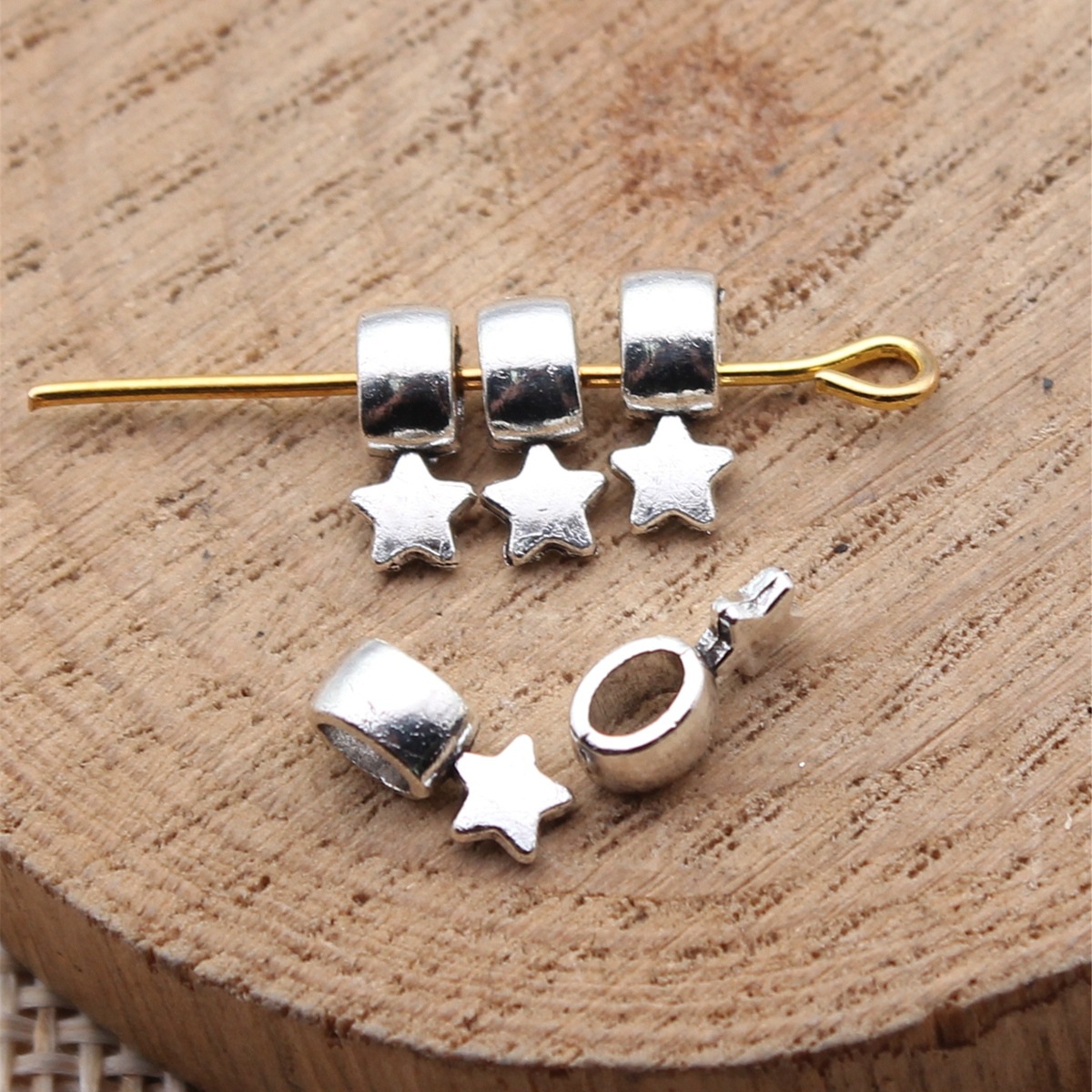 40pcs 8.5x4x3.8mm Antique Silv - Vintage Fashion Online 评论和价格