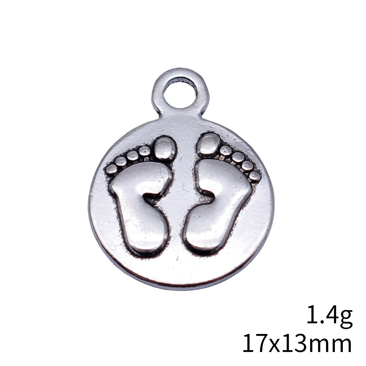20pcs 17x13mm Antique Silver C - Vintage Fashion Stores 评论和价格